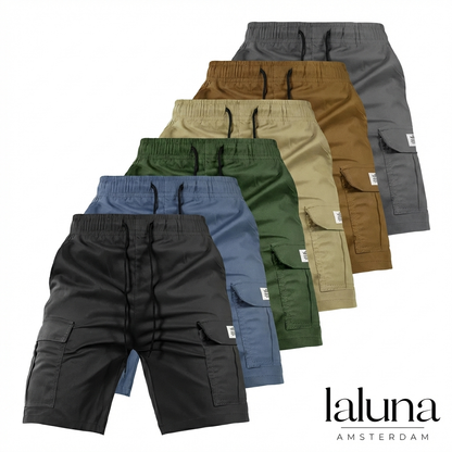 Michelle Moore | Summer Cargo Shorts with Elastic Waist
