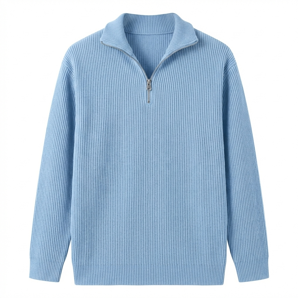 Michelle Moore | Trendy Half-Zip Sweater