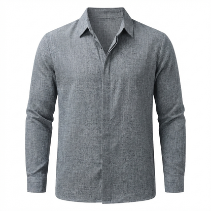 Michelle Moore | Casual Linen-Blend Shirt