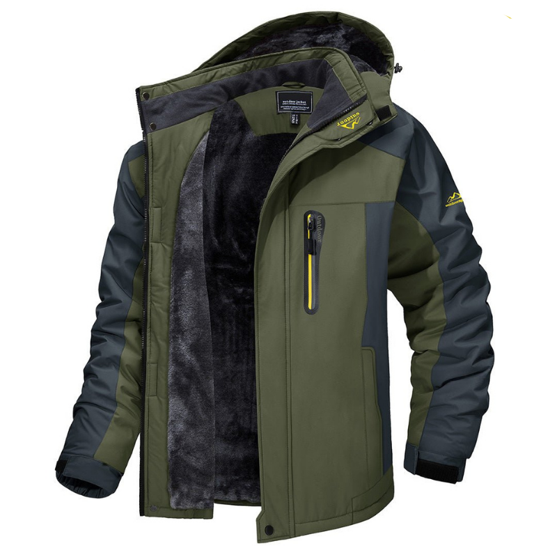 Michelle Moore | Men's Winter Jacket with Technical Fabric