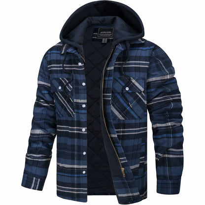 Michelle Moore | Plaid Zip-Up Jacket