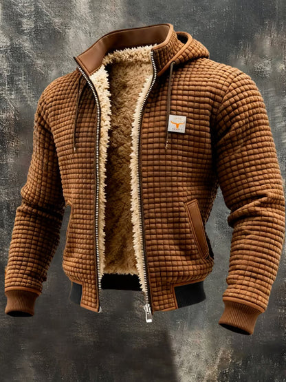 Michelle Moore | Retro Hooded Zip Jacket